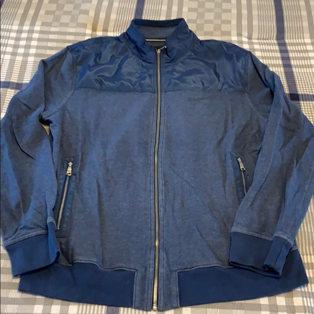Banana Republic Zip Up Bomber Sweatshirt Size XL
